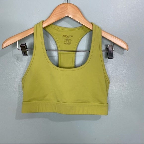 All Access Set Sports Bra Shorts Green Sz M - Picture 2 of 10